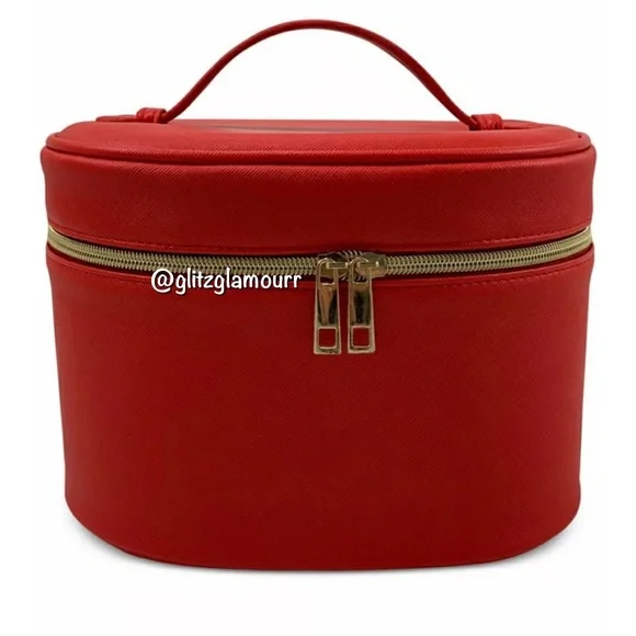Sephora Makeup Macys Exclusive Luxury Red Travel Cosmetic Tote